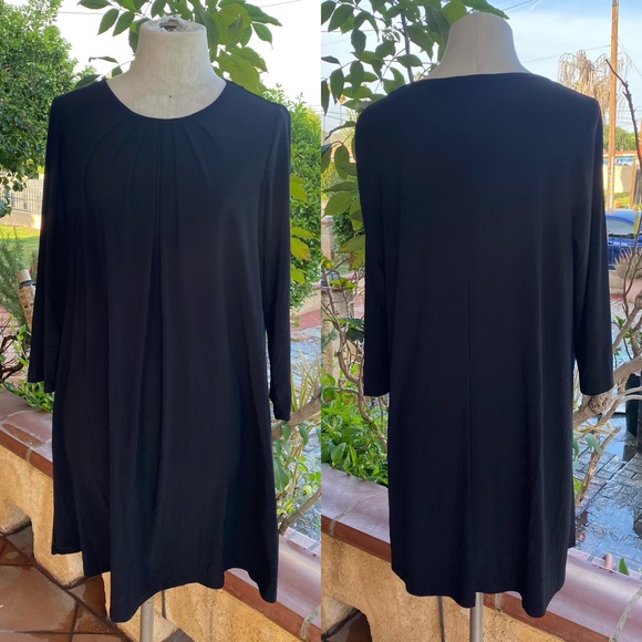 Tiana B. Dresses & Skirts - Tiana B Black Shift Dress LARGE